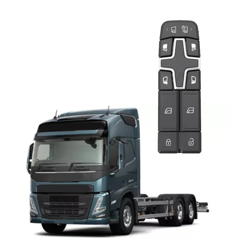 

AW-For Volvo FH FM 1998-2013 TRUCKS Spare Parts Accessories Front Left Car Electric Power Window Control Switch Button 22154235
