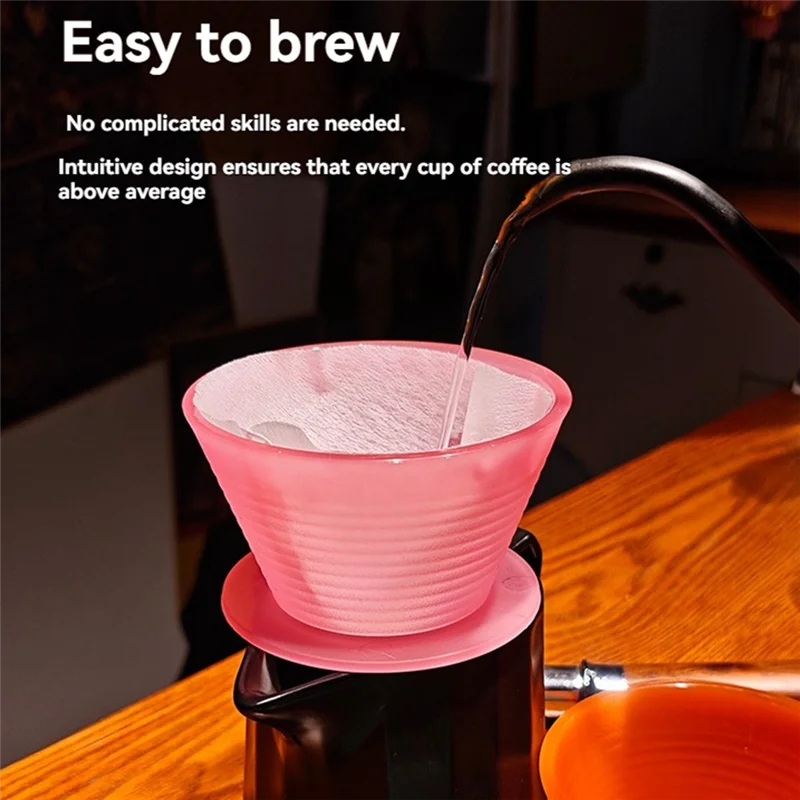 A88X Pour Over Coffee Dripper Filters Cups For Hand Pouring Slow Brewing At Home For CAFE Travel C