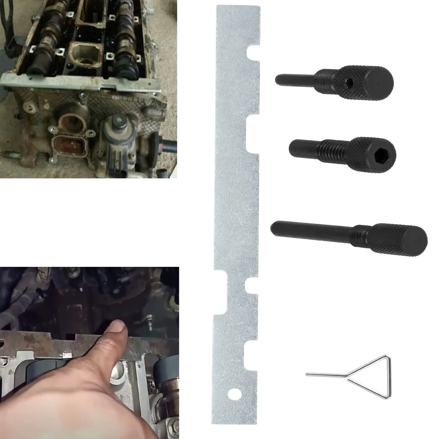 TENG MILE Timing Alignment Tools Kit Fits for Ford Fiesta Focus Mazda Volvo/Duratec Engines Auto Tools Professional