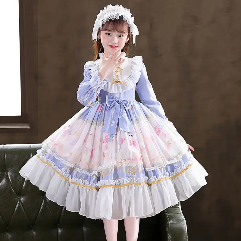 Frauen Alice Lolita Engel Rosa Baumwolle Prinzessin Kleid Gericht-Stil Gothic Tank Kleid Kostüm Nette Anime Maid Layer Kleid für Mädchen