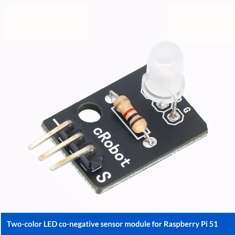 

Dual Color LED Common Cathode Sensor Module, Compatible with Raspberry Pi 51 MCU and STM32