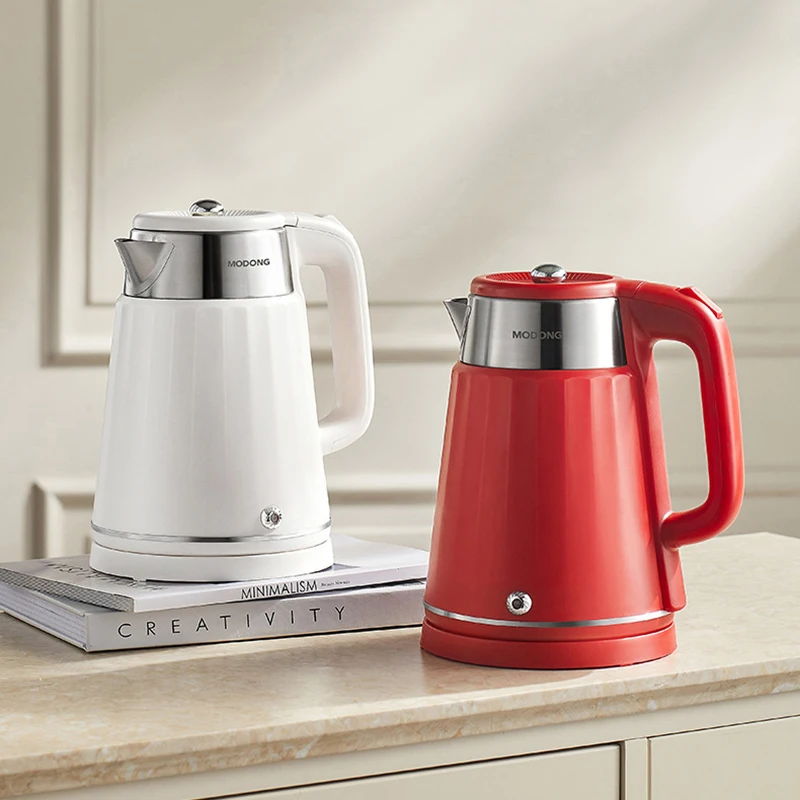 가정용 자동 보온 티팟 304 전기 주전자, 스테인레스 스틸 라이너, 건강 냄비, 220V, 1.8L