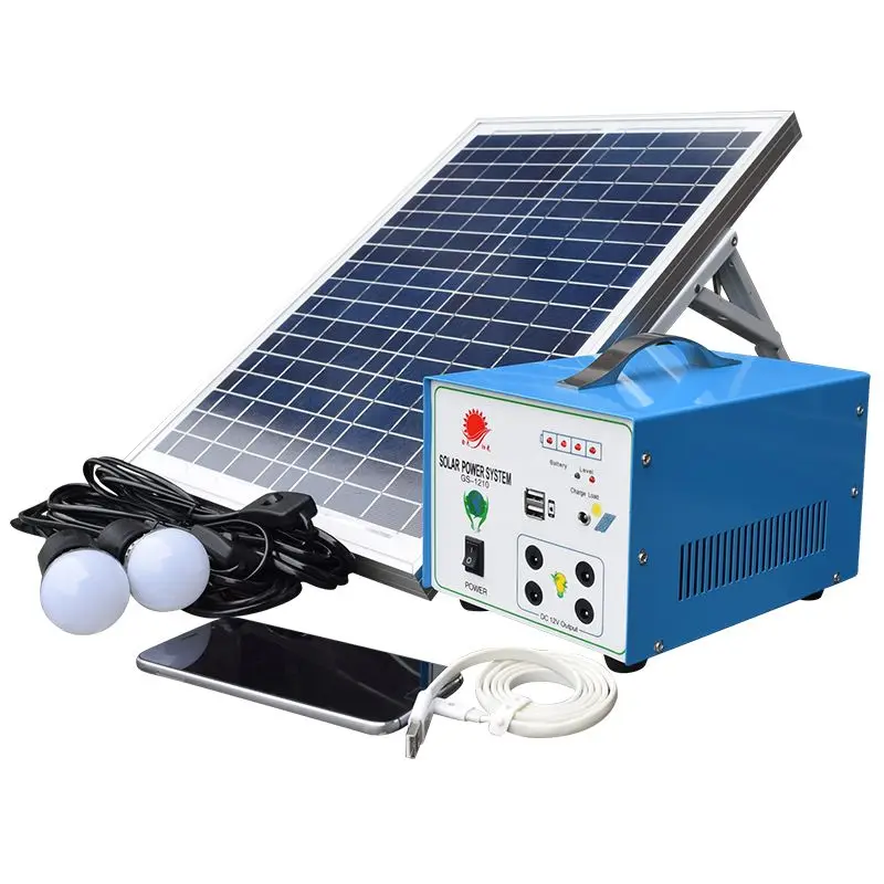 

Household small photovoltaic generator solar panel charging complete set night market stall outdoor solar mobile power supply