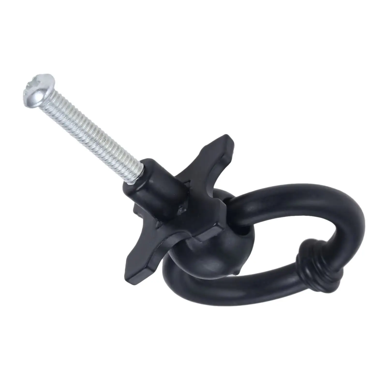 1PC Black Handle Pull With Screw Decorate Kitchen Cabinets Dresser Cabinet Draws Bookcase Door Household Furniture Accessories