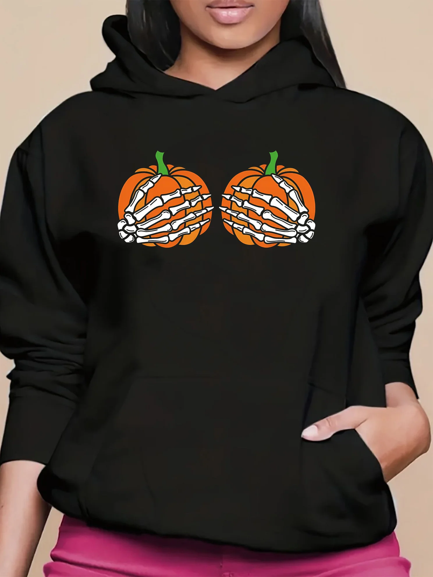 

Men's and Women's Plus Size Printed Top, Loose Casual, Soft, Comfortable and Breathable, Outdoor Sports Loose Pullover Hoodie