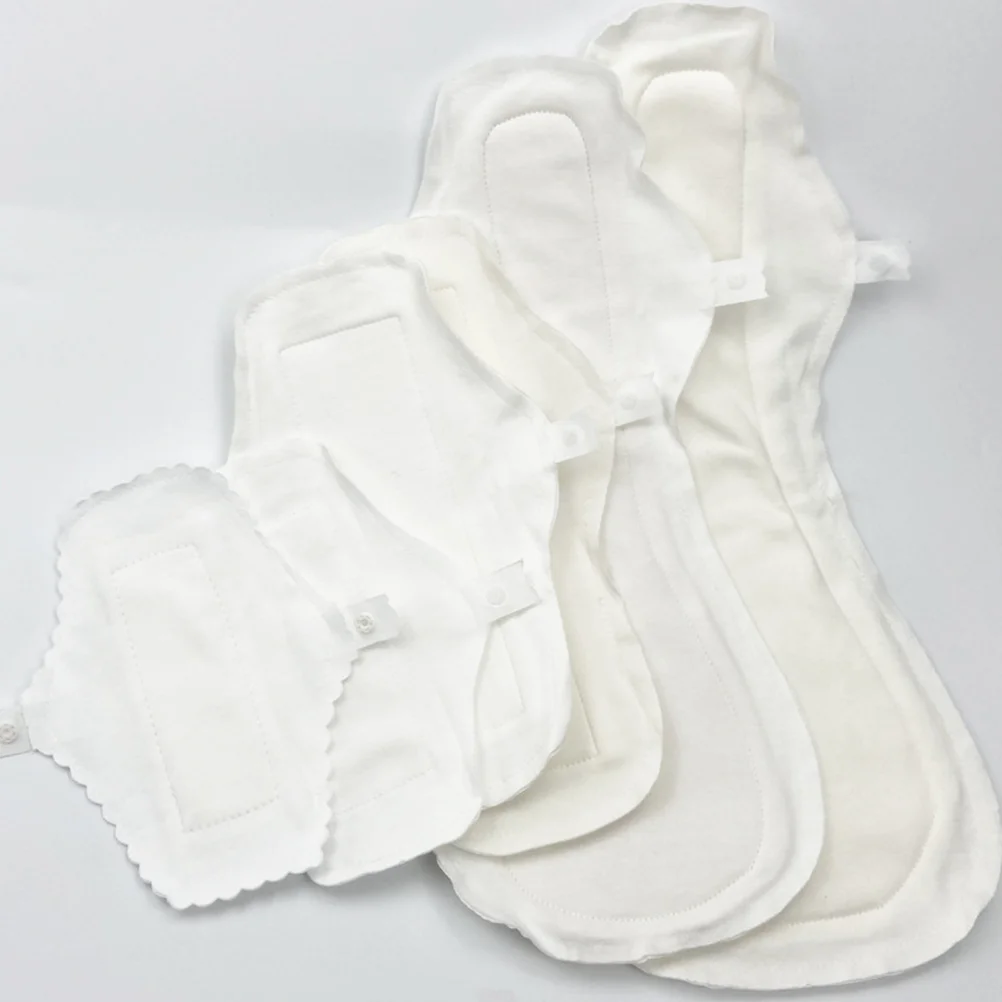 9 Pcs Waterproof Menstrual Cloth Sanitary Napkin Towel Washable Pad Reusable Pads Panties Towels Cotton Liner