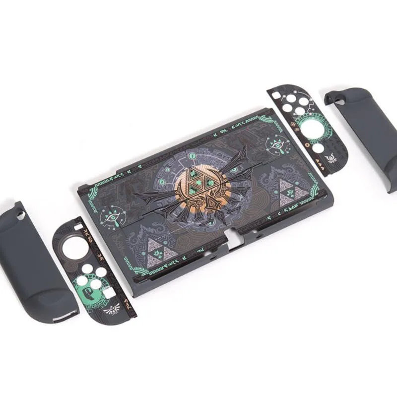 PC Matte Hard Cover Crystal Shell Full Back Protector For Nintendo Switch/NS Oled Joy-Con Controller Protective Game Skin Case