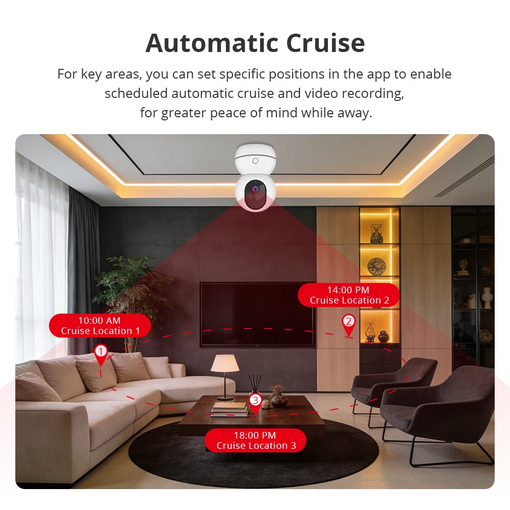 2K 와이파이 실내 IP 카메라 360 ° 팬/틸트 - Smart Home Battery Camera Ezviz 리뷰 및 가격