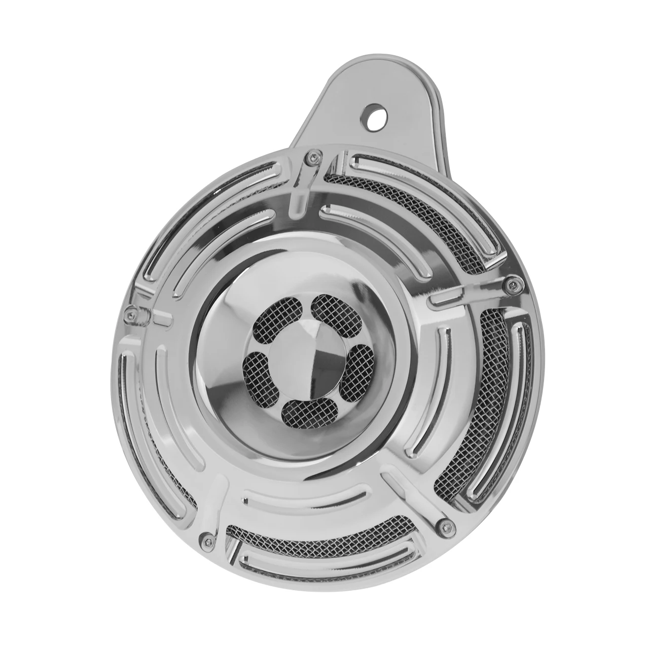 Motorcycle Chrome Horn Speaker Cover Horns Assembly For Harley Touring Big Twin Cam Street Glide 91-Up Sportster XL 1200 2007-Up