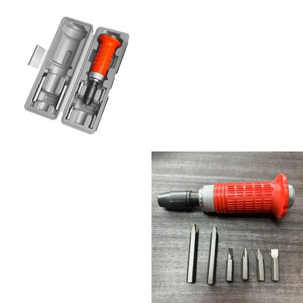 

652F Impact Screwdriver Bit Set High Strength Steel Ergonomic Handle Screw Extractor