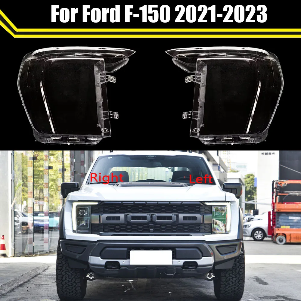 

Car Headlight Shell Lamp Shade Transparent Lampcover Headlight Cover Glass Headlamp Lens Cover For Ford F-150 2021 2022 2023