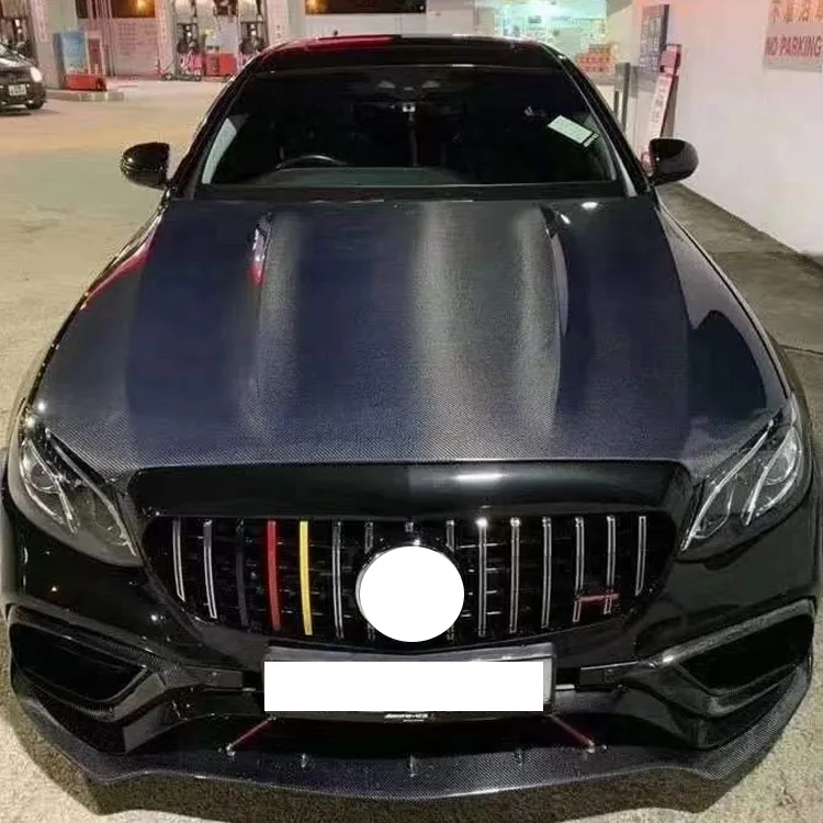 Factory Sale Car Engine Hoods Carbon Fiber Car Hood for  E300 E400 E63S W213 OEM Tyle 2016-2020