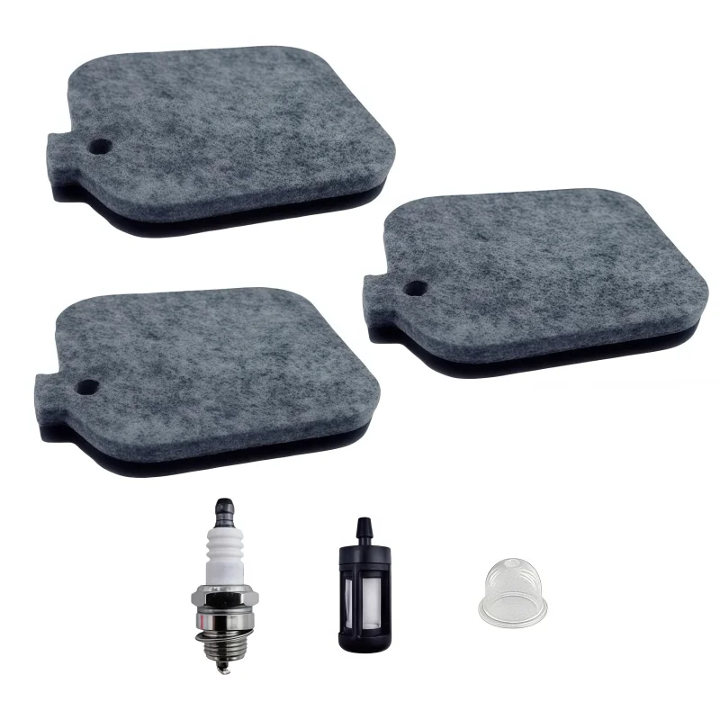 BG85 Air Filter Tune Up Kit for Stihl BG55 BG45 BG65 SH55 Leaf Blower Parts 4229 120 1800 W Fuel Line Primer Bulb Spark Plug
