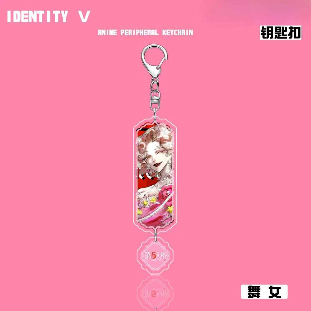Anime Merchandise Identity V Horror Game Peripheral Acrylic Keychain Cosplay Pendant Psychologist Perfumer Fans Collection Gifts