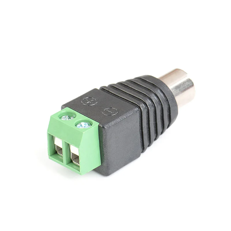 Konektor Solder RCA FeMale Ke 2 Terminal Sekrup Female Converter Adapter