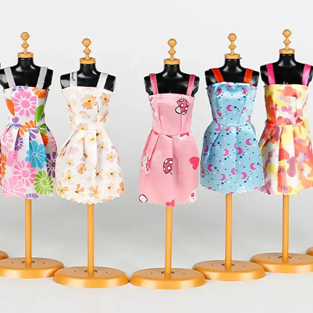 Vestido conjunto de jóias boneca vestir sapatos sacos boneca cabide crianças fingand jogar brinquedos meninas presentes para 30cm boneca acessórios