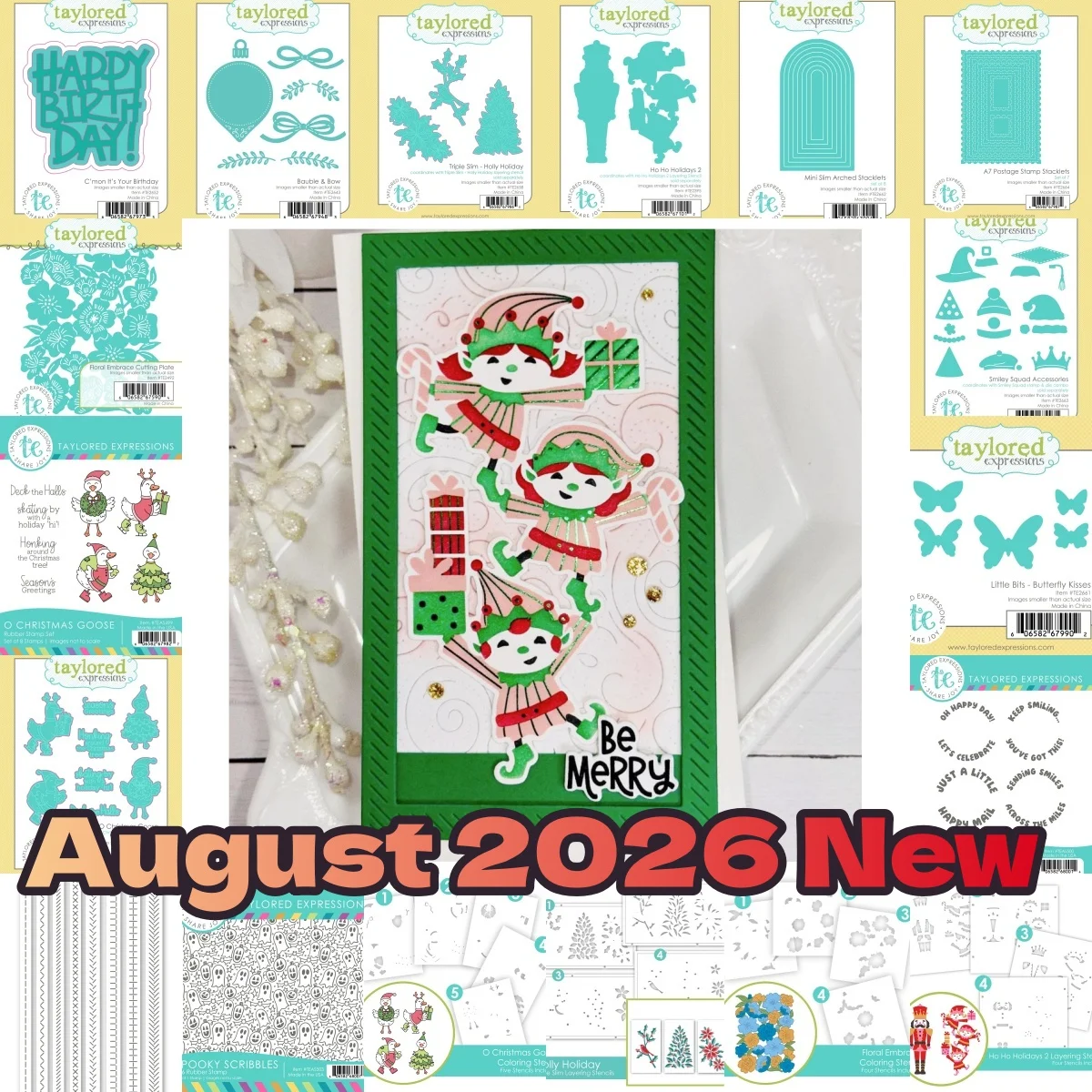 Christmas Holidays Halloween Metal Cutting Dies Clear Stamps Stencil For DIY Decorating Scrapbook Diary Template August 2026 New