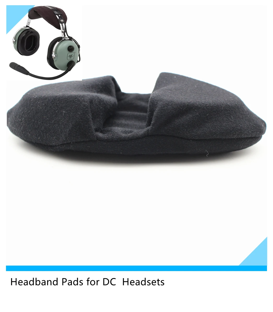 Soft Headband Pads Replacement Foam Head Pad for David Clark H10, Rugged, Avcomm, Zulu ,Faro Pilot Aviation Headset
