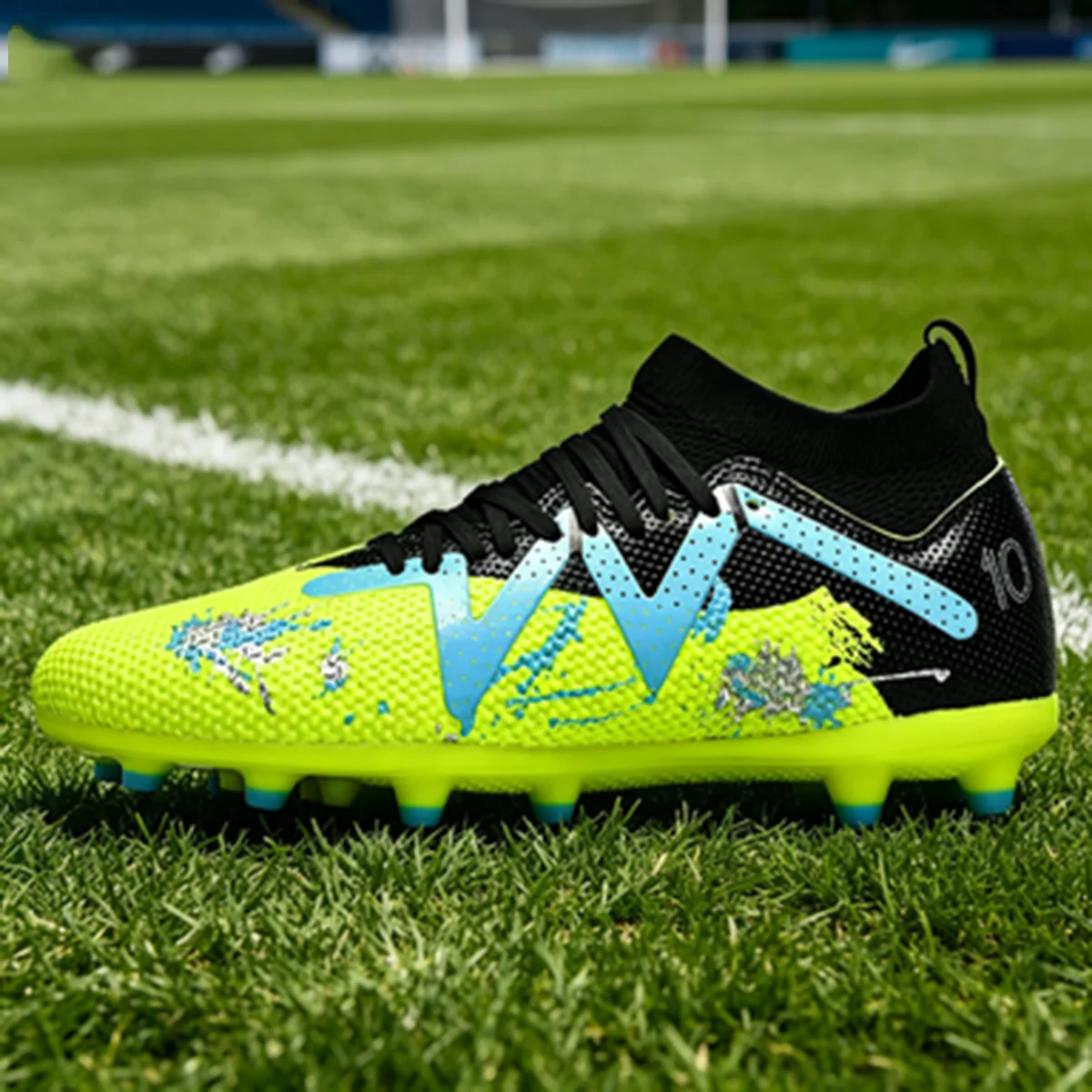Professional AG FG Soccer boots Tough TPU Sole Sharp Stud Firm Grip Natural Grass Adult Official League Matches