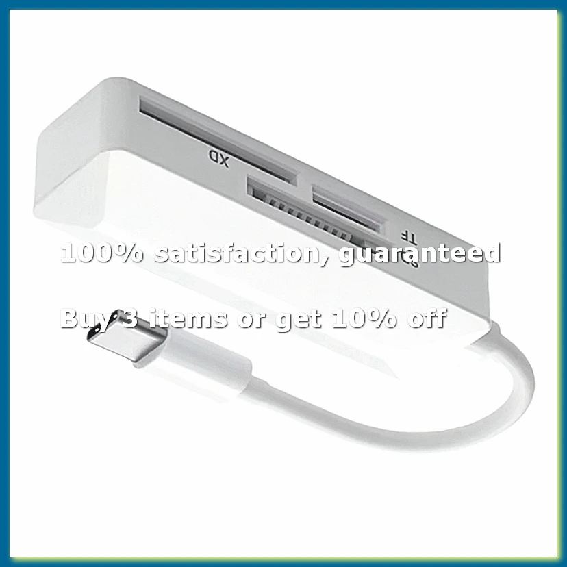 Card Reader Universal SD TF SD Card Reader USB C High Speed Memory Card Reader Converter for Phones Laptop-A82Z