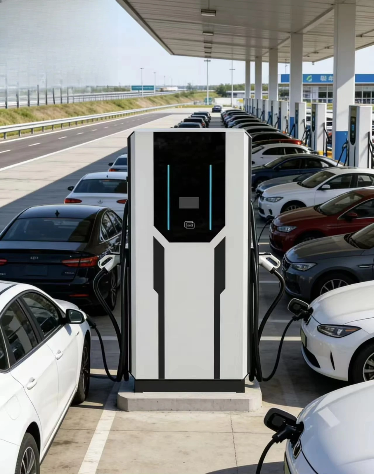 New  400kW DC EV Charger AC380V Input 0-600A Total Current CE Certified CCS2 for Home Use
