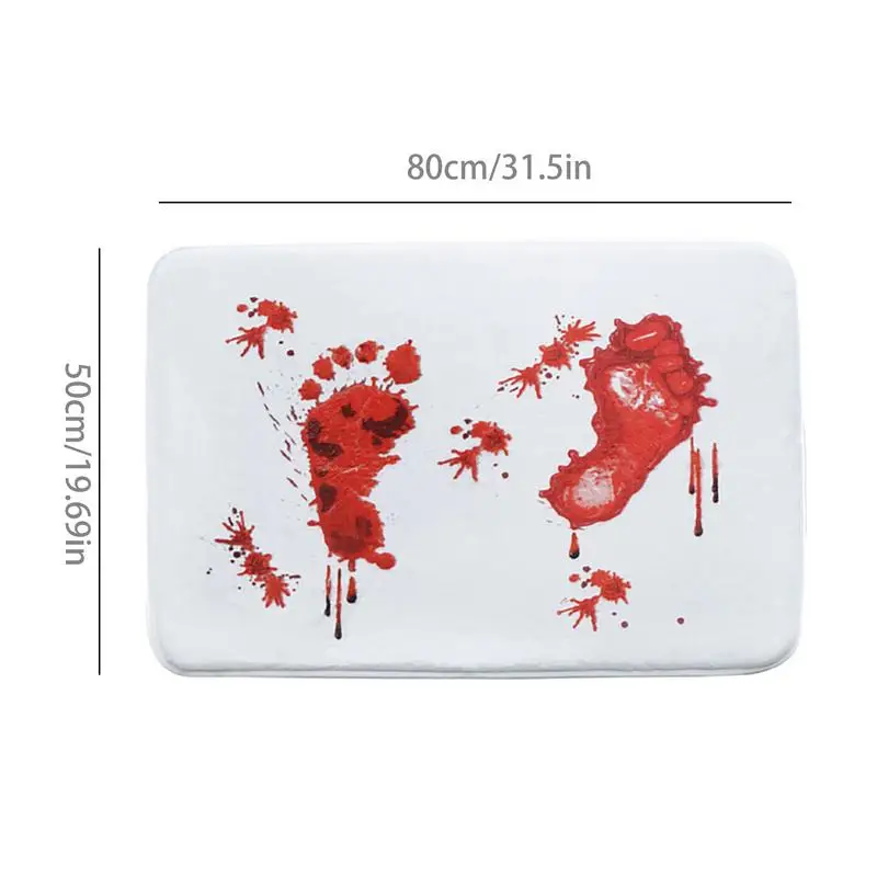 Halloween Blood bagno tappeto assorbente d\'acqua ingresso zerbino Slip tappeto assorbente doccia tappetino da bagno camera da letto decorazione