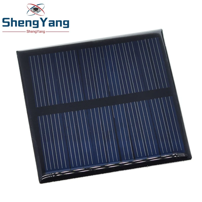 TZT 1PCS 60mm Solar Panel 5.5v 80ma 0.44W Mini Solar System DIY For Battery Cell Phone Chargers