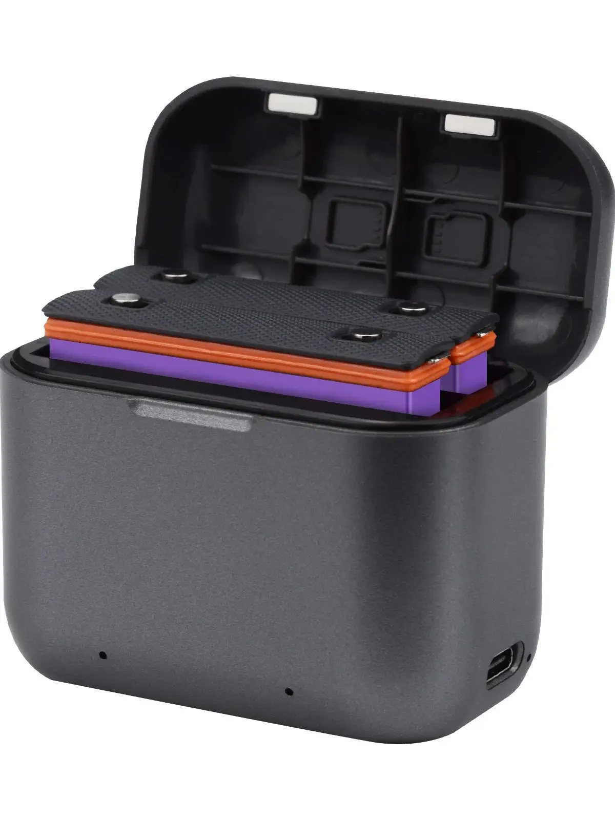 Für Insta 360 X3 Akku 3,85 V 2300 mAh Li-Ion-Akku + 2-Slot-LED-Ladegerät für Insta360 One X3 Akku