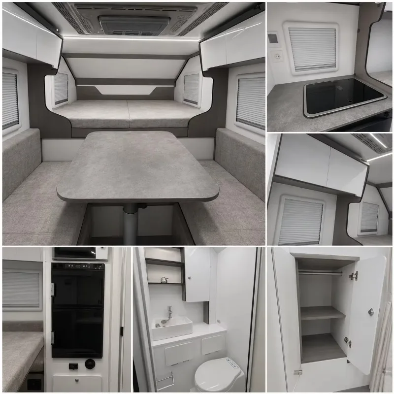 4X4 Truck Camper Foldable Roof Light Off-Road Trailer Roof Awning Outdoor Camping Travel