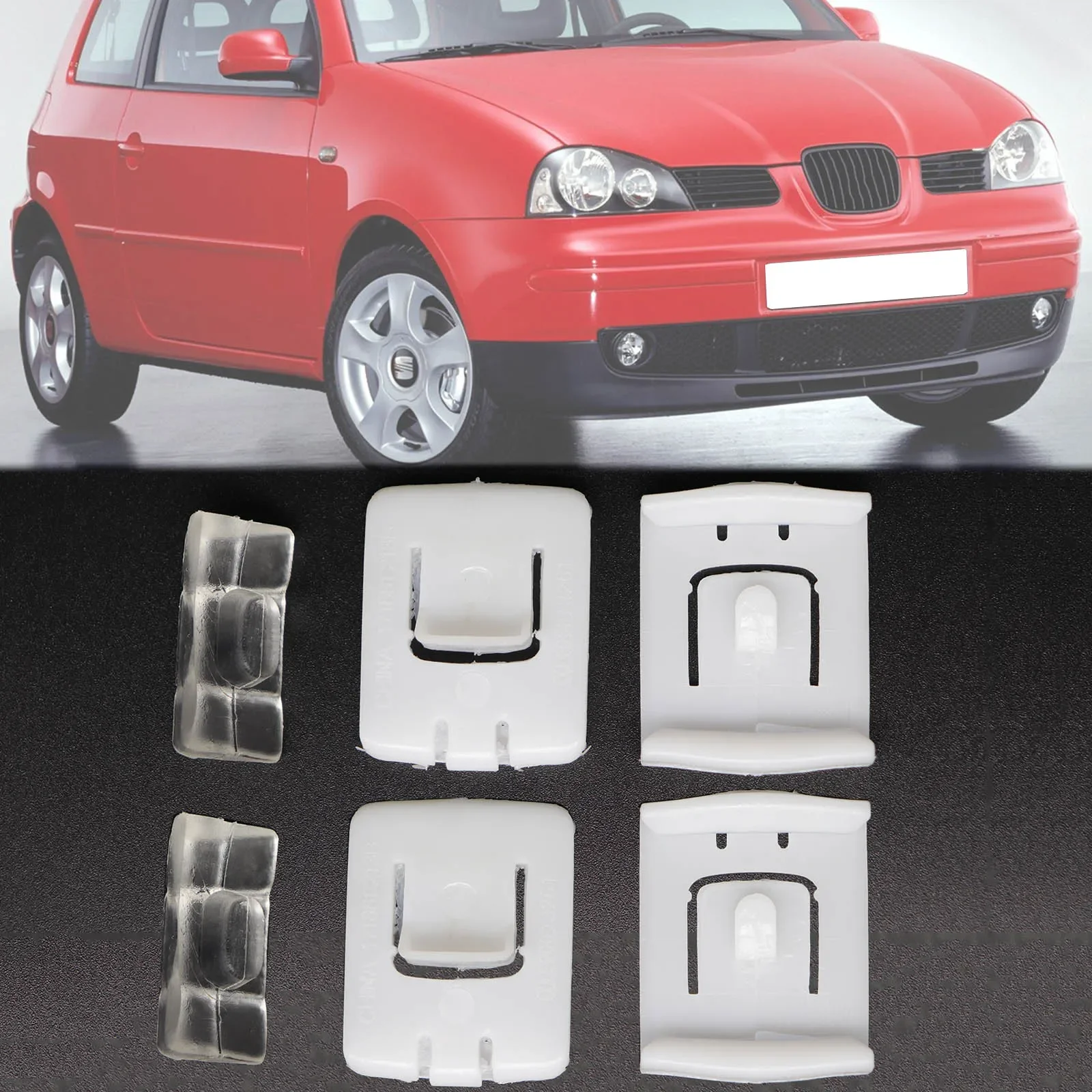 Car Seat Fastener Rail Runner Clip Slider Guide Piece 191881213 For SEAT AROSA 6H 1997 1998 1999 2000 2001 2002 2003 2004