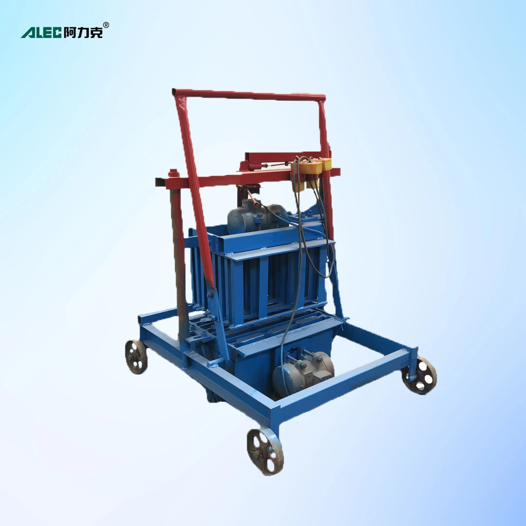 Mobile Hollow Brick Machine Manual Block Making Machine Building Material Machinery