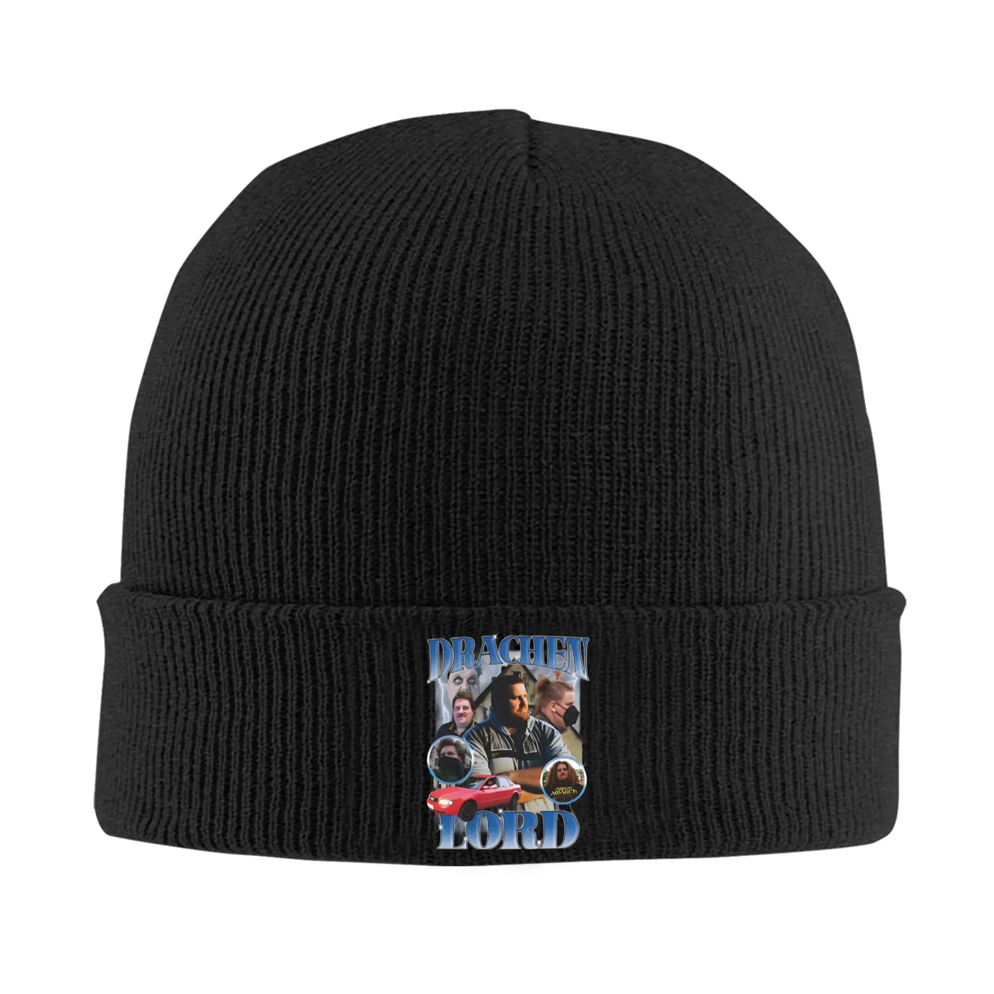 Drachenlord Poster Rainer Winkler Knitted Hat Beanies Winter Hat Warm Unisex Fashion Superstar Cap for Men Women Gift