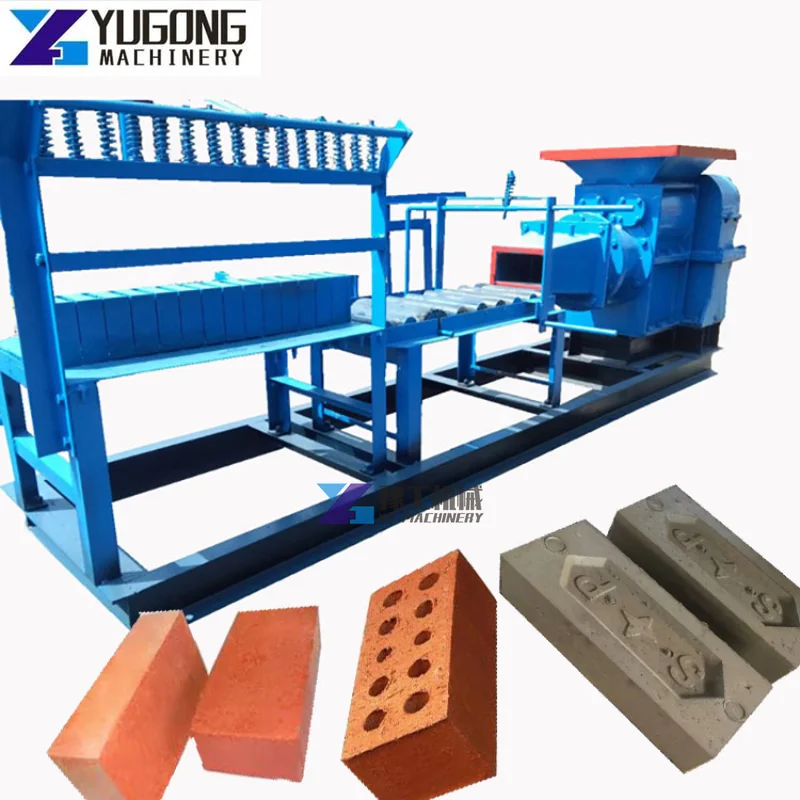 Small Mini Solid Soil Clay Mud Red Logo Price Production Line Brick Making Machinery Fly Ash Block Bricks Machine