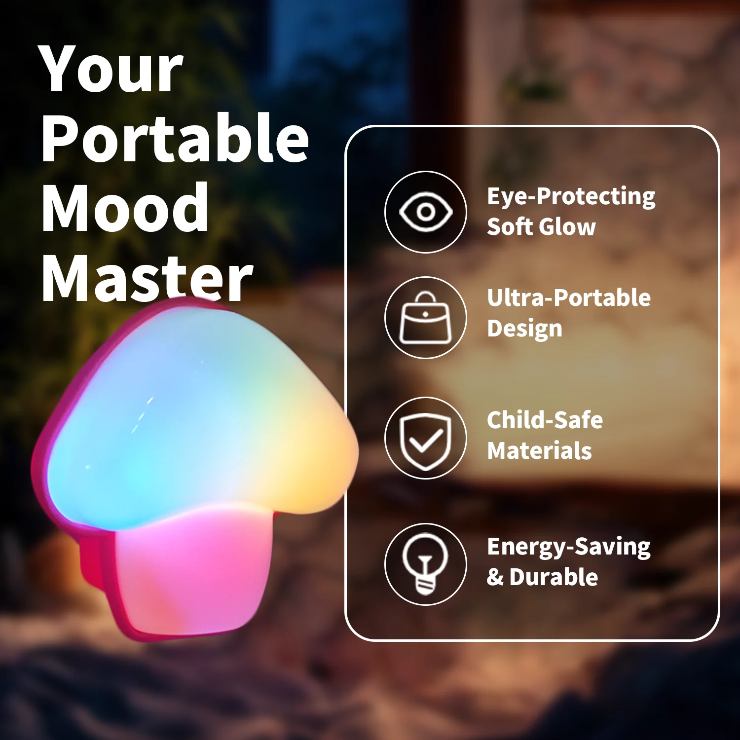 Lámpara de noche con enchufe europeo, luz LED nocturna AC220V, lámpara de dormitorio, regalo para niños, bonita lámpara de noche para pasillo, WC