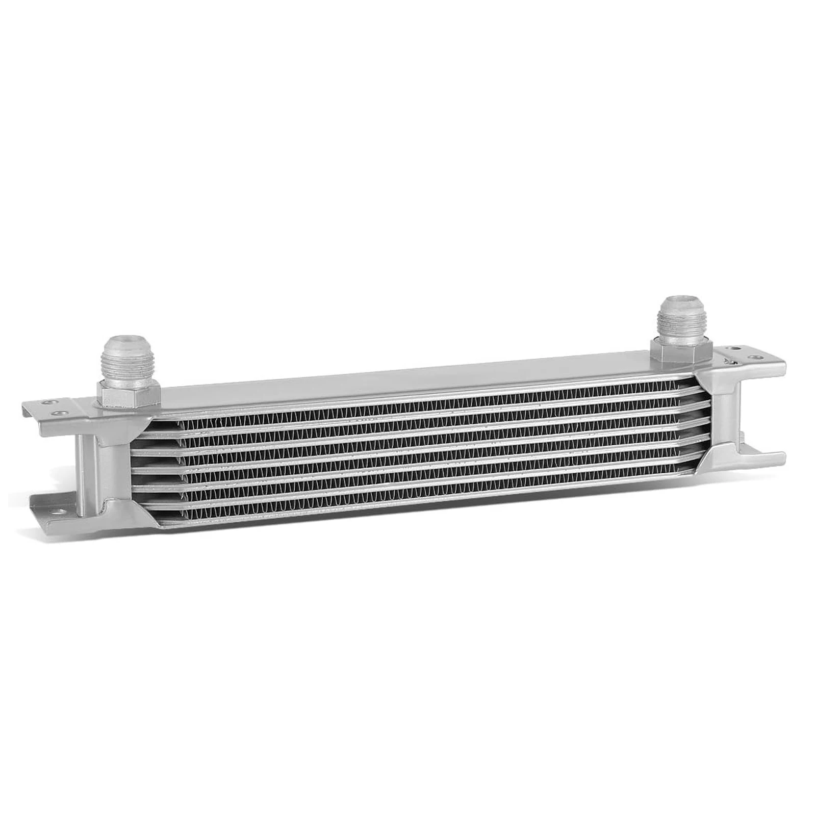 

HAOFA - AN10 Universal Automotive Silver Aluminum 7-Row Engine Transmission British Type Oil Cooler Kit