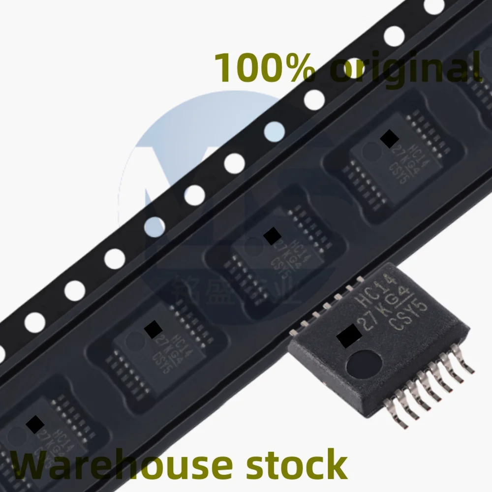 10Pcs 100%全新 Sn74Hc14Dbr Sn74Hc14Db Sn74Hc14 Smt Ssop-14 Six Channel Schmitt Trigger Inverter Chip Spot Direct Sale