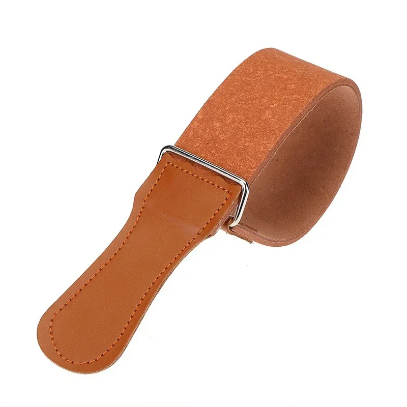 Genuine Leather Sharpening Strap Barber Straight Razor Shave Sharpening Sharpener Folding Knife Knives Polishing Sharpening Belt