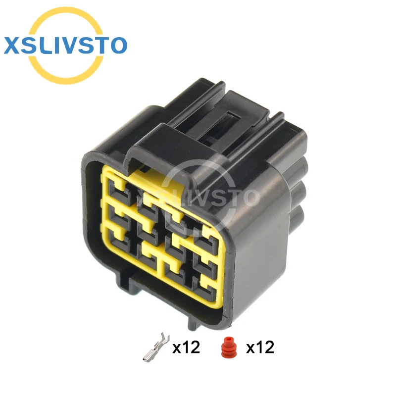 1 Set FW-C-12M-B FW-C-12F-B 12Pin  Female Male Connector car waterproof connectors DJ7121Y-2.3-11/21