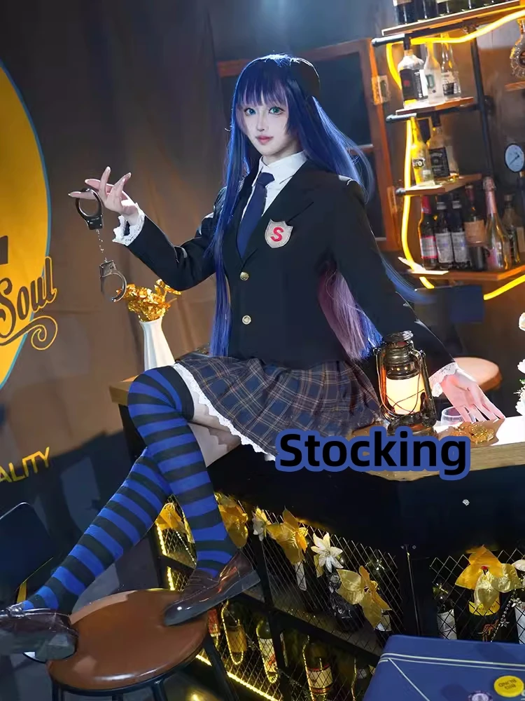 Stocking Anarchy/Panty Anarchy Cosplay Costume Panty & Stocking With Garterbelt School Uniform JK Skirt Suit Halloween Costumes