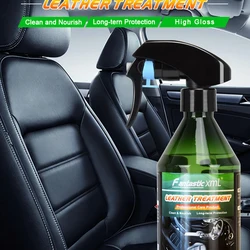 Xml Leather Treatment Cleaner Spray para carros, Plastic Restore Polish, Auto Proteção de Revestimento Interior, 260ml Líquido