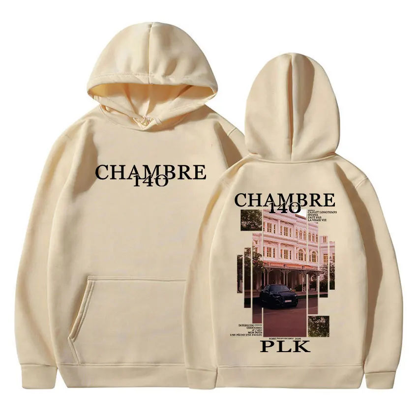 Rapper Plk CHAMBRE 140 Pt3 Tour 2025 Graphic Hoodie Men Women High Quality Fashion Long Sleeve Oversized Sweatshirts Streetwear
