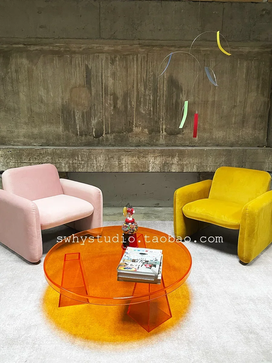 Nordic Creative runder Teetisch Acryl Wohnzimmer