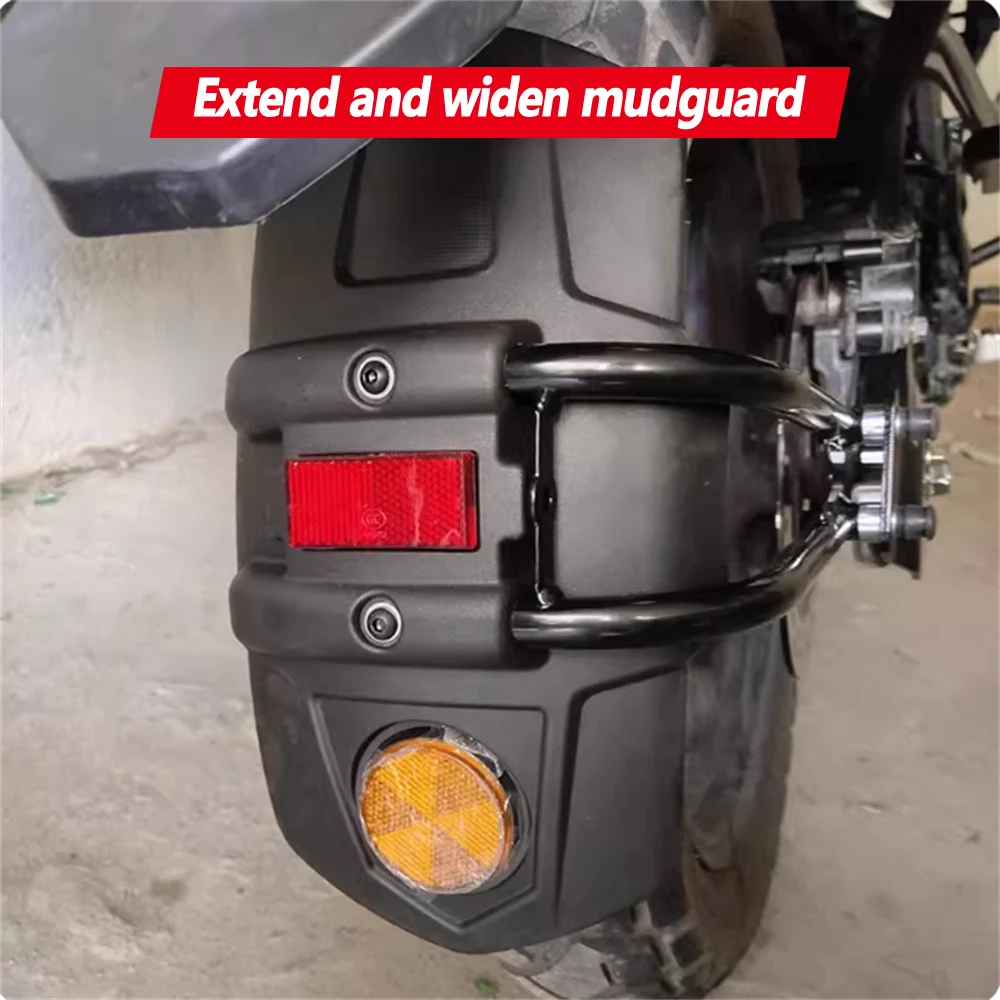 

For 2025 VOGE DS625X extended and widened mudguard tile modification DS625 X rear mudguard water shield modification part