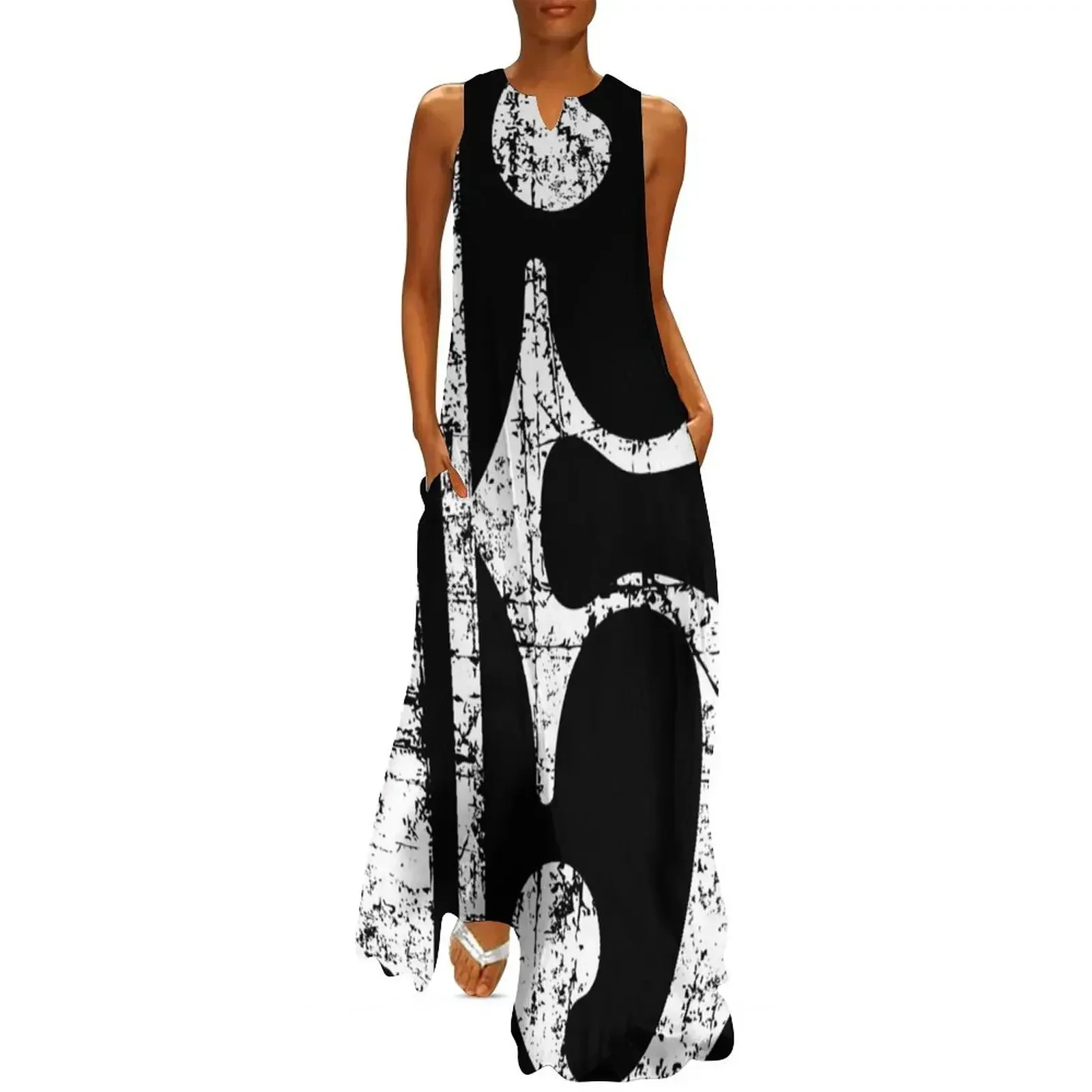 

C-Clef, Alto Clef, Viola Key, Tenor Clef Vintage White Long Dress dress for women 2025 Dress