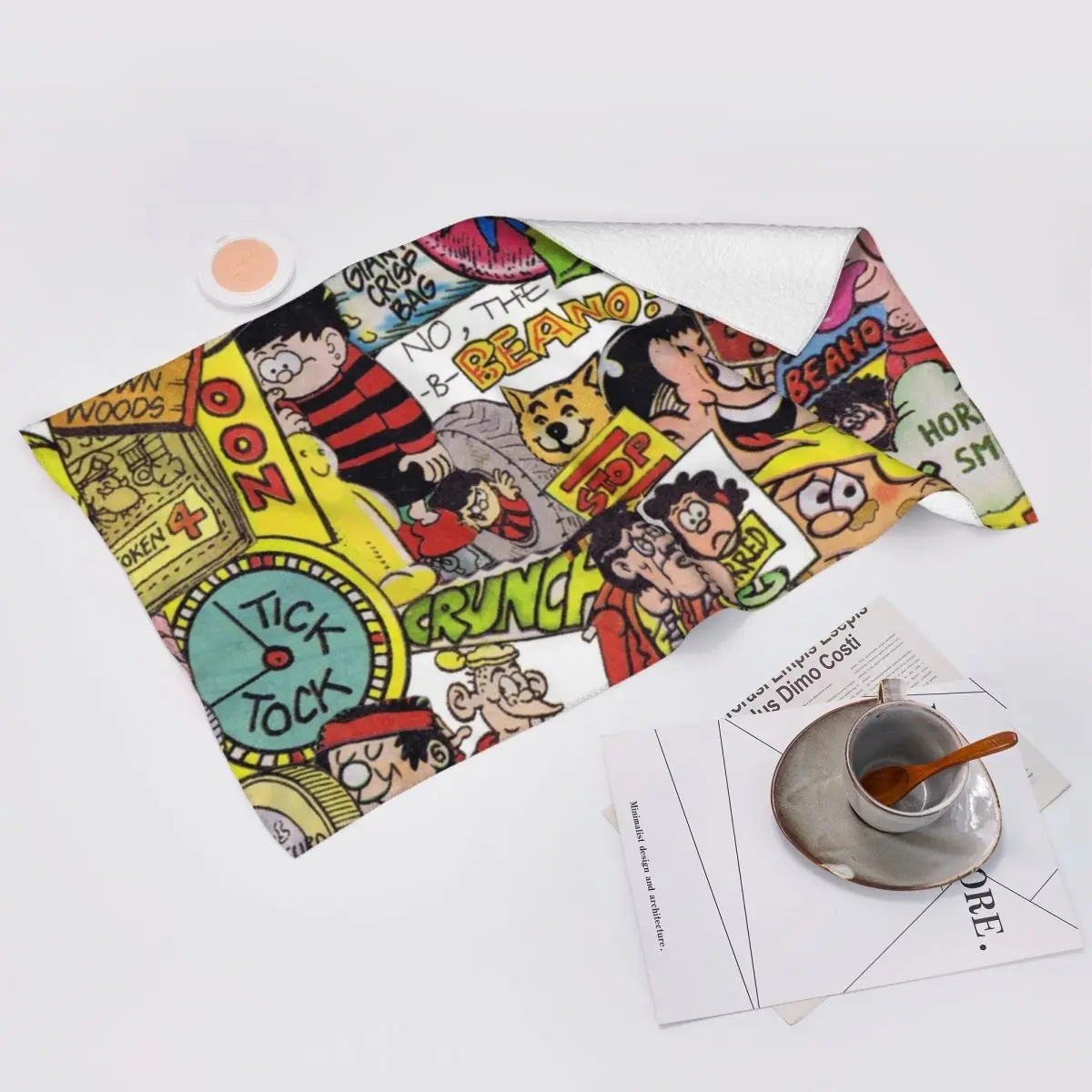 Custom Beano Soft Face Towel Quick Dry Pool Bath Cotton Towels Absorbent Quick