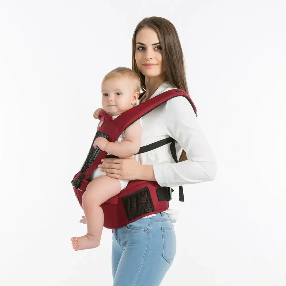 Newborn Baby Carrier Kangaroo Toddler Sling Wrap Portable Infant Hipseat Soft Breathable Adjustable Hip Seat 0-36 Months
