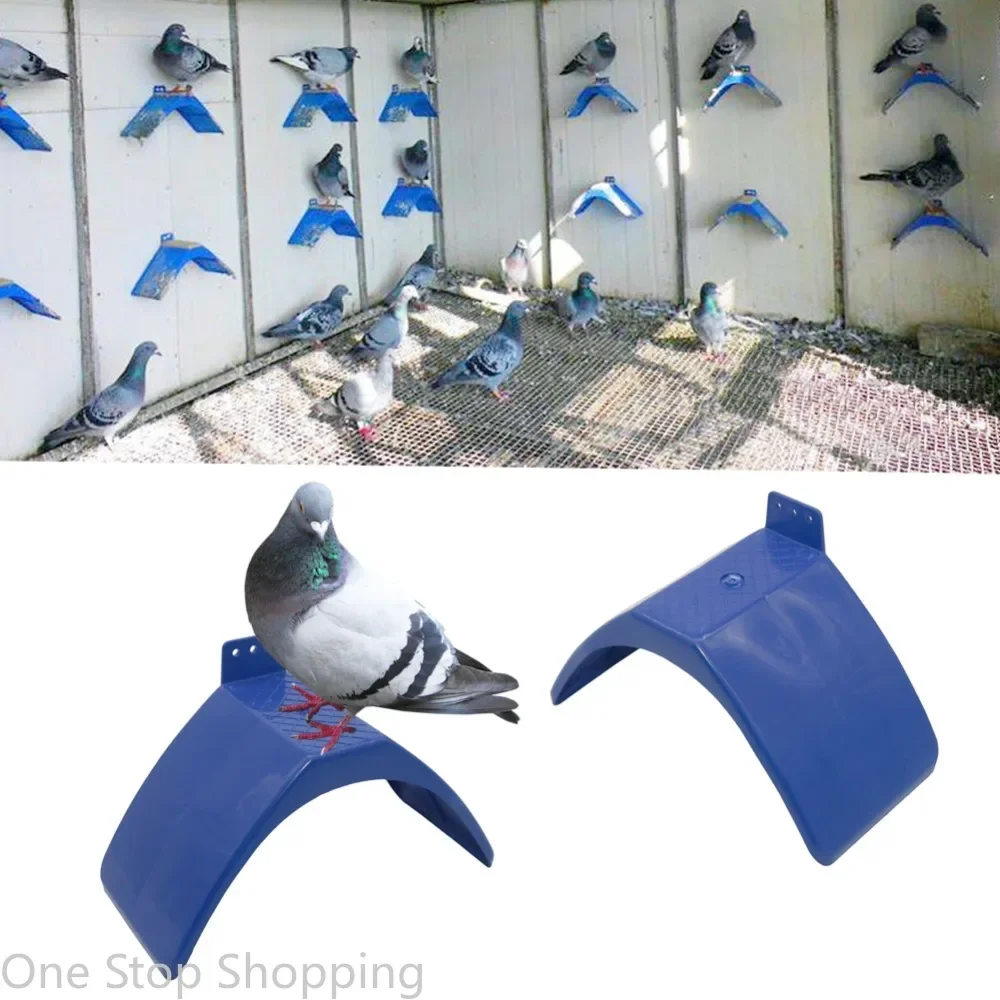 5/10/20PCS Plastic Pigeon Perch Dove Rest Stand Frame Pigeon Perches Roost for Bird Supplies Blue Pigeon Parrots House Dwelling