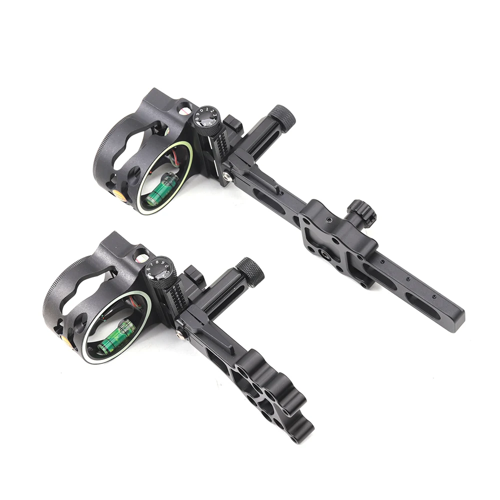 Archery 5 Pin Sight Compound Bow Sight 4 Way Adjustable Special Sight Device Shooting Hunting Accessories