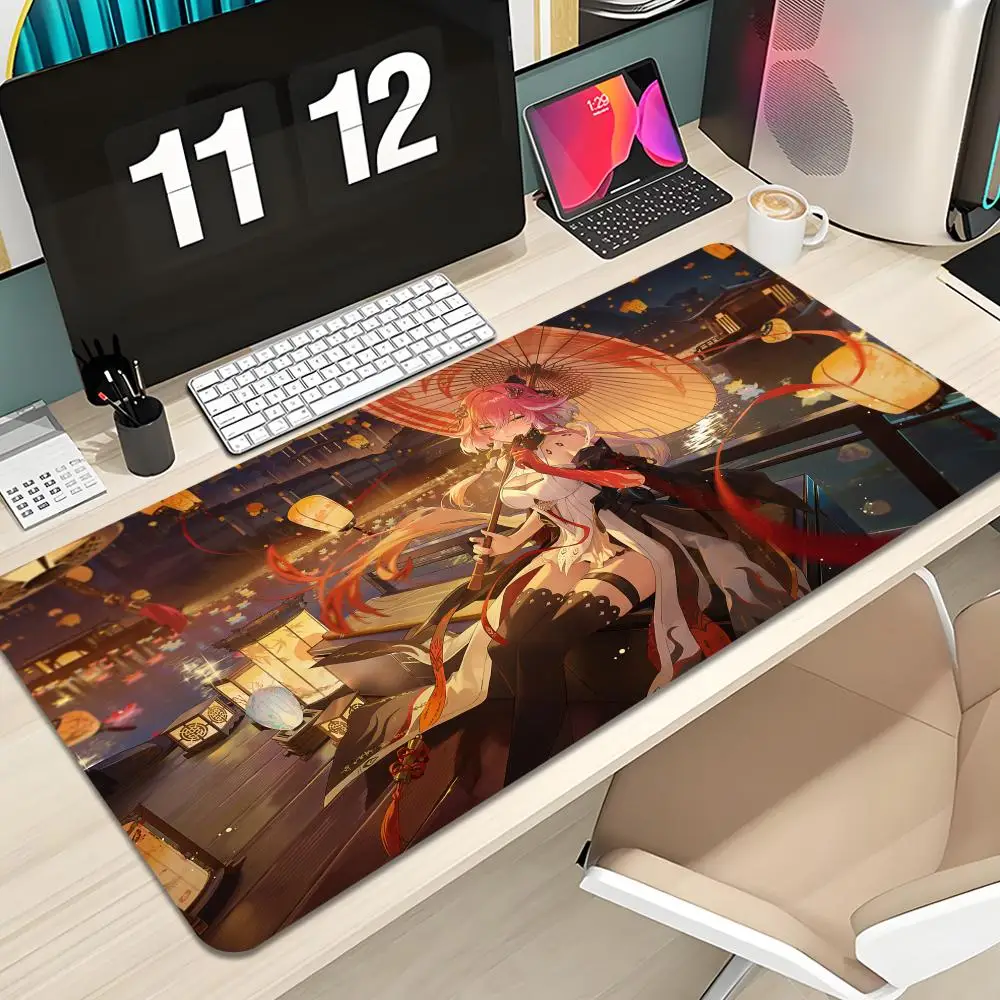 

Game Wuthering Waves ChangLI Mouse Pad Keyboard Mousepad large 1200X600 mm Desk Mat PC Gamer Office Carpet Home Table pad