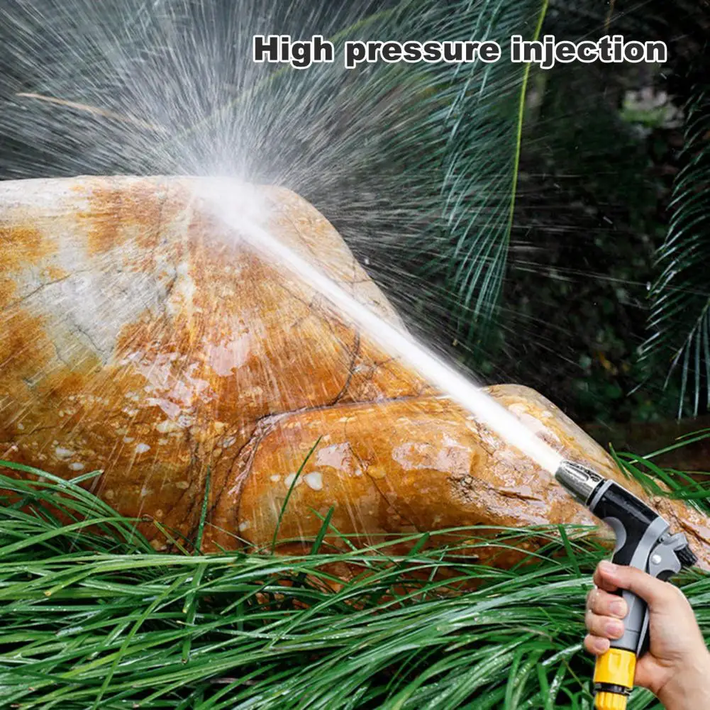 Turbine Power Garden Hose Nozzle Powerful Non-slip Handle Pressure Washer Attachment for Garden Hose Adjustable Design Universal